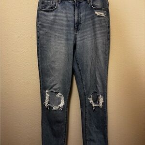 American Eagle Outfitters Distressed Straight Leg Jeans